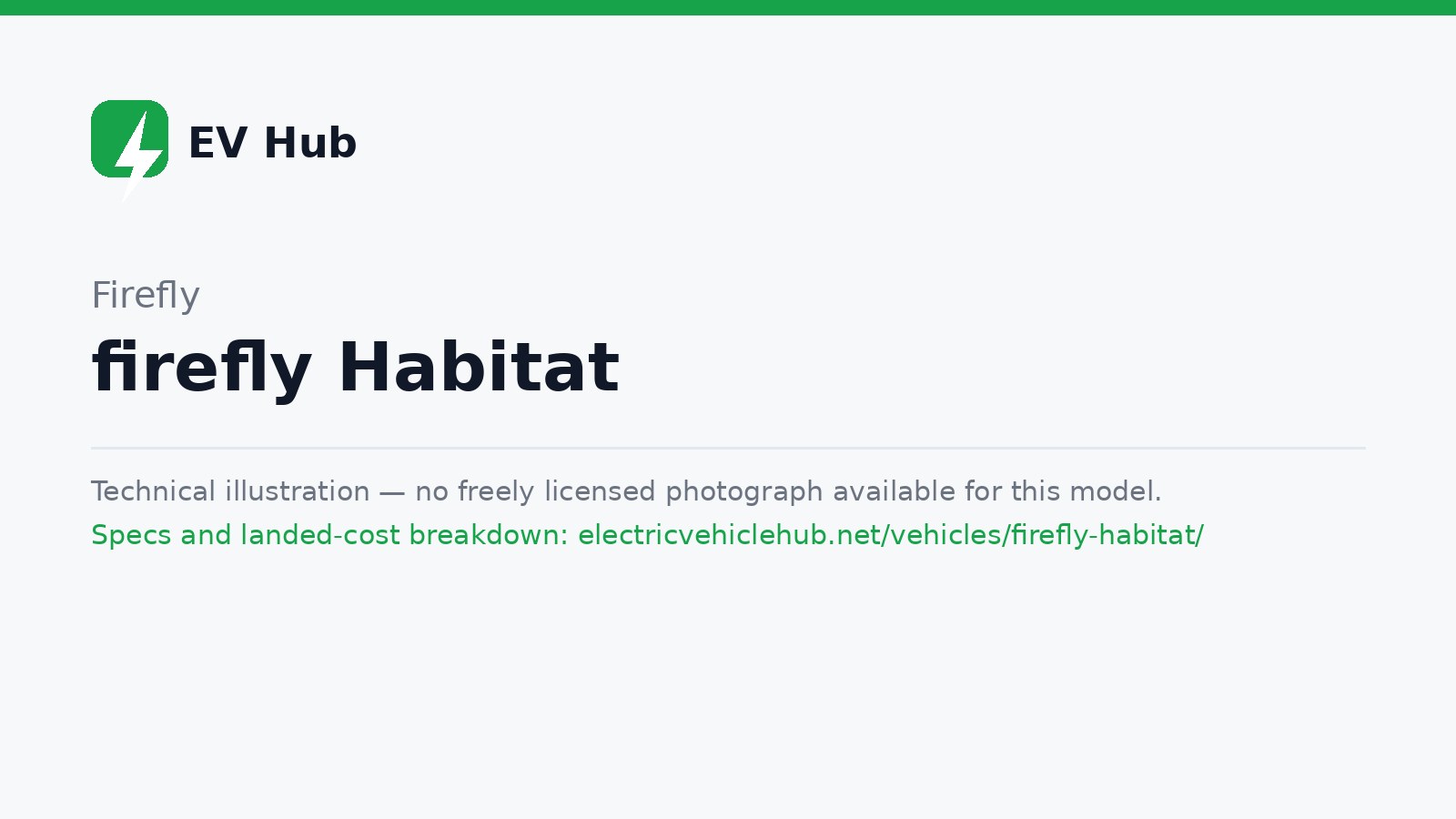 firefly Habitat — Hatchback (BEV)